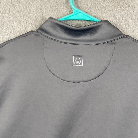 Mizzen + Main 1/4 Zip Pullover Sweater Men's 2XL Gray Performance Tech Causal - Picture 10 of 10